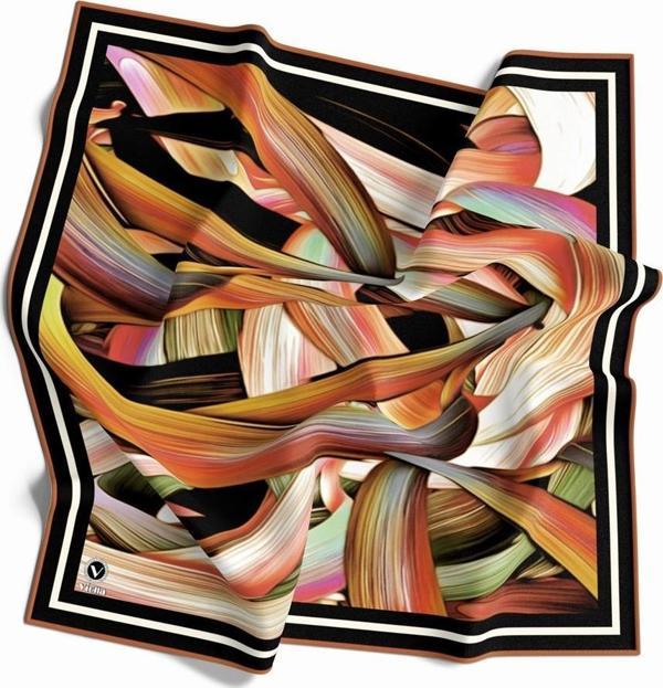 Violla Soft Dijital Twill Eşarp VL4605 - Image 1