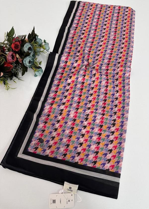 Quare Soft Pamuklu Desenli Şal LDSQ1001 - Image 1