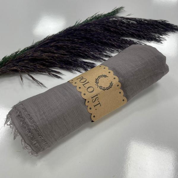Polo İst. Line Bürümcük Şal Vizon LBR04 - Image 1