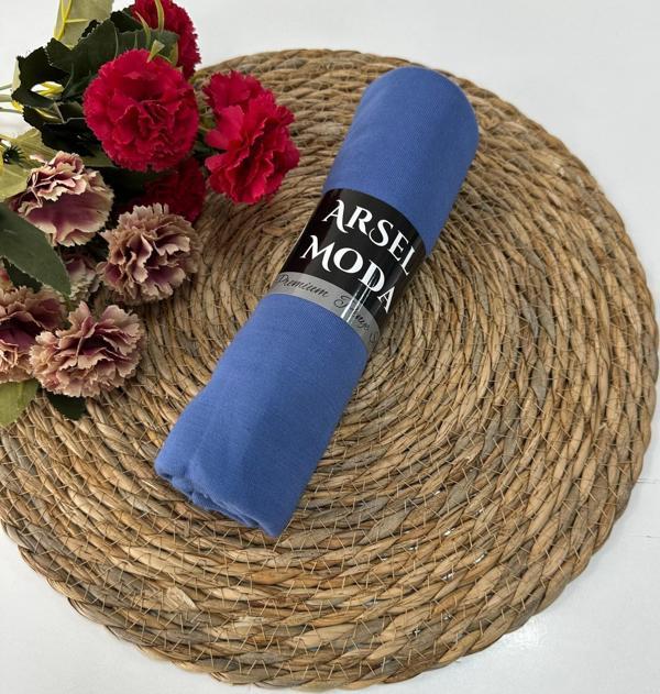 ArSel Moda Penye Şal Koyu Kot Mavi LPSA66 - Image 1