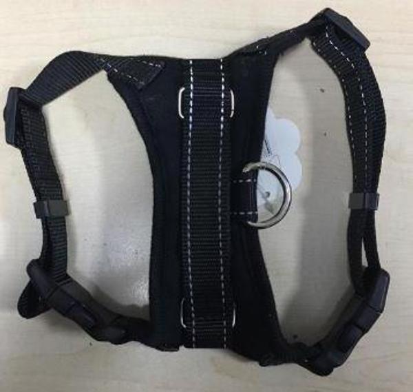 ANS Yumuşak Doku Köpek Göğüs Tasması Siyah S - Image 1