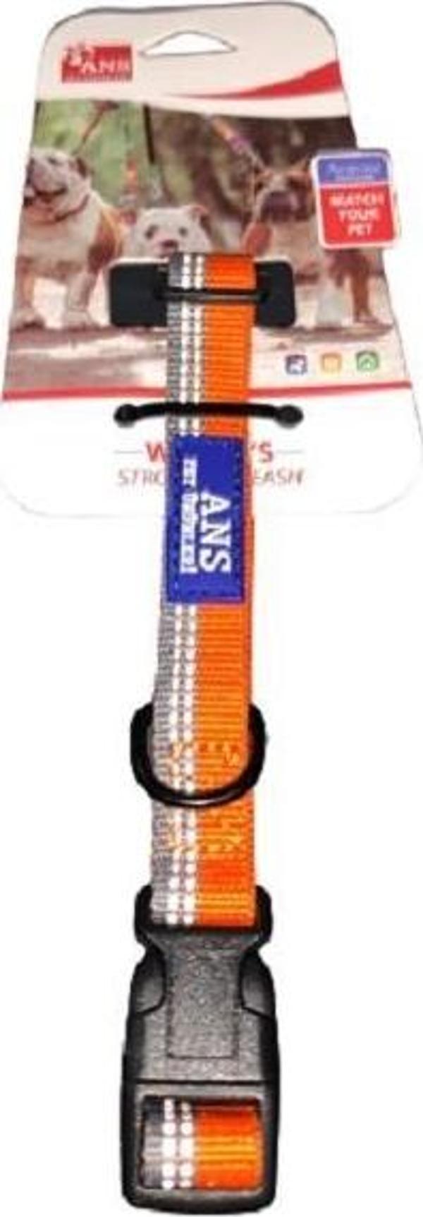 ANS İki Renk Köpek Boyun Tasması 1,5cm Genişlik, Boynu 30-37cm - Image 1