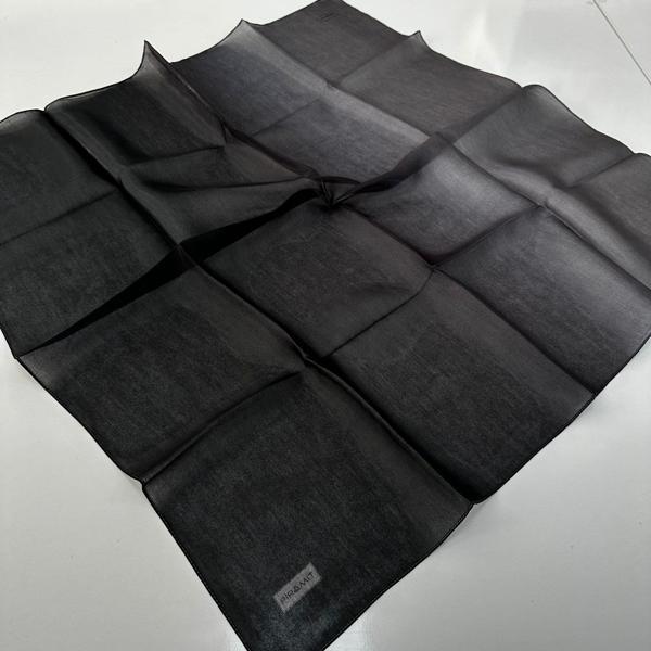 Piramit Kehribar Eşarp Siyah-Gri LTP0101 - Image 1