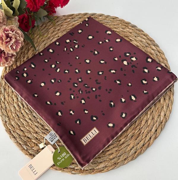 BELLİ Saf Twill İpek Eşarp  Yeni Sezon Sura İpek PKX0802 - Image 1