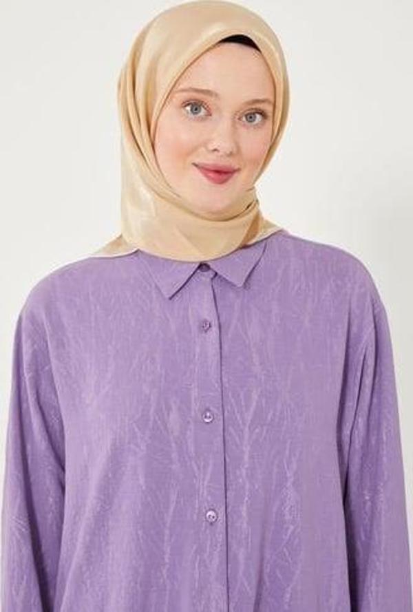 Levi'dor Kehribar Eşarp Moka LTR0215 - Image 1