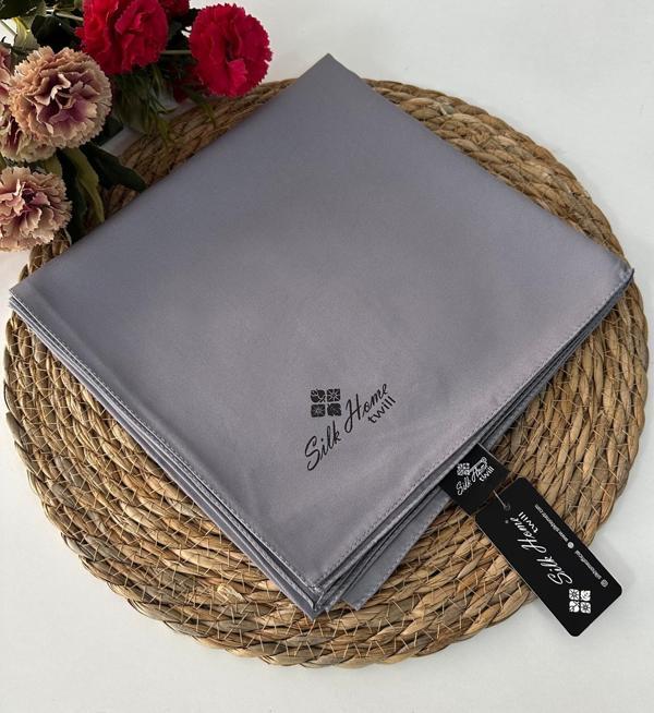 Silk Home Düz Renk Twill Eşarp Gri LTH0220 - Image 1