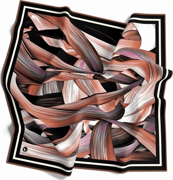 Violla Soft Dijital Twill Eşarp VL4608 - Image 1