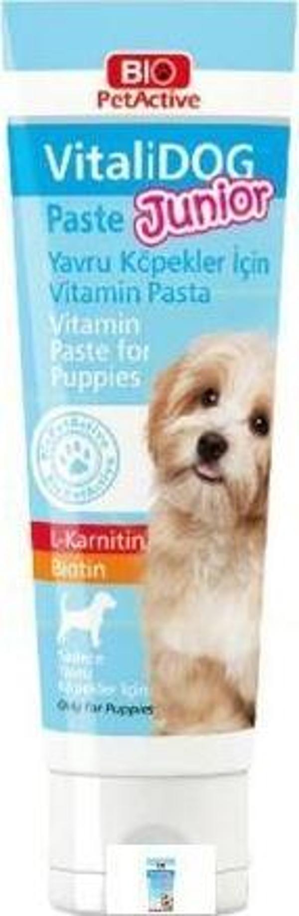 Bio PetActive Vitalidog Junior Yavru Köpekler İçin Vitamin Macunu 100 Ml - Image 1