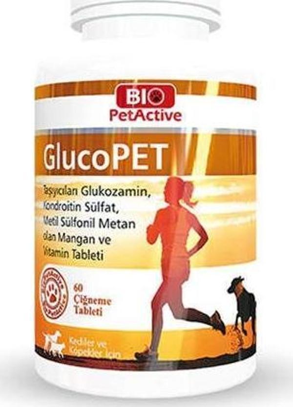 Bio Pet Glucopet Kedi ve Köpekler İçin Eklem Güçlendirici (60 Tablet) - Image 1