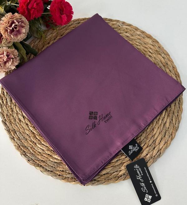 Silk Home Düz Renk Twill Eşarp Mor LTH0213 - Image 1