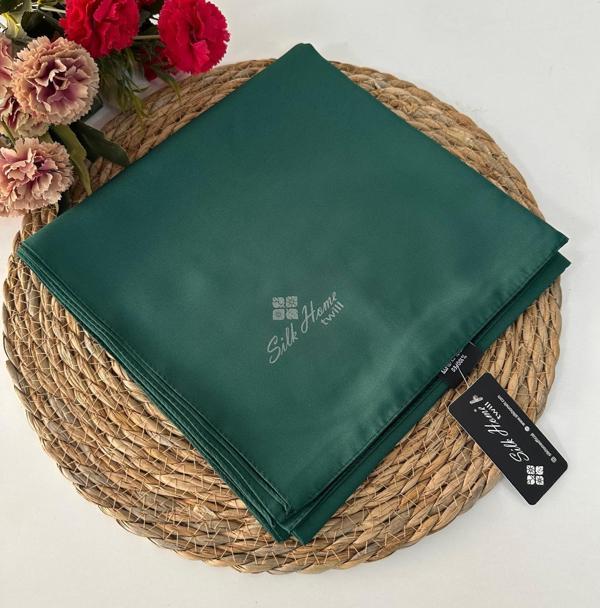 Silk Home Düz Renk Twill Eşarp Zümrüt LTH0216 - Image 1