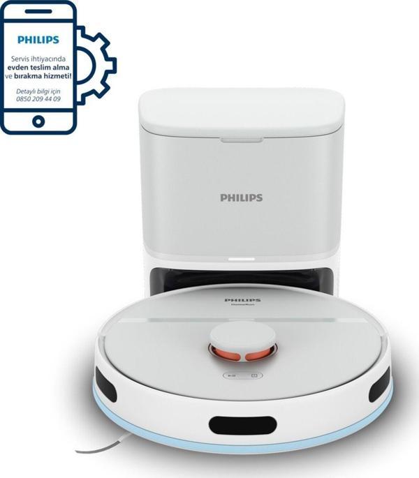 Philips Islak Kuru Moplu Istasyonlu Robot Süpürge Beyaz 2700Pa - Image 1
