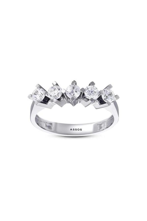 Altın Beştaş Yüzük - 14k - 2.82gr - Image 1