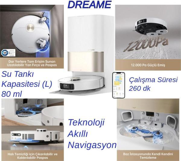 Dreame Ultra Robot Süpürge Beyaz - Image 1