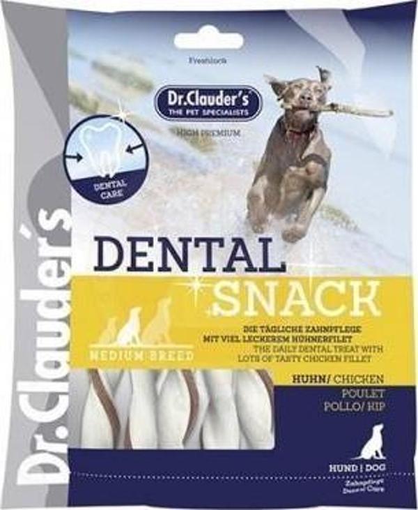 Dr.Clauder's Dental Snack Tavuklu Diş Sağlığı Köpek Ödülü 170 Gr - Image 1