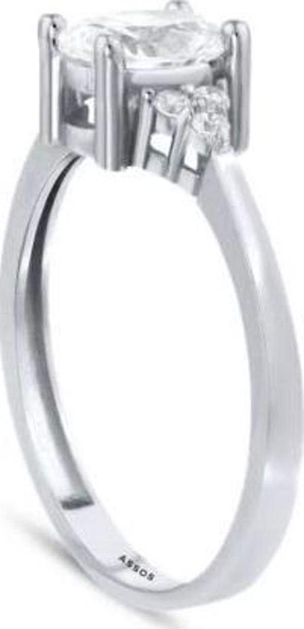 Altın Tektaş Yüzük - 14k - 2.07gr - Image 1