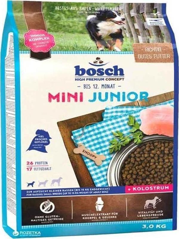 Bosch Mini Junior Tahılsız Yavru Köpek Maması 3 Kg - Image 1