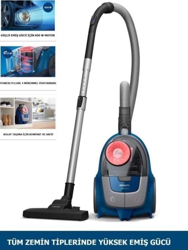 Philips Ikili Set Xb2123/09 2000 Serisi Toz Torbasız Süpürge + Dst5030/80 2400W Buharlı Ütü - Image 1