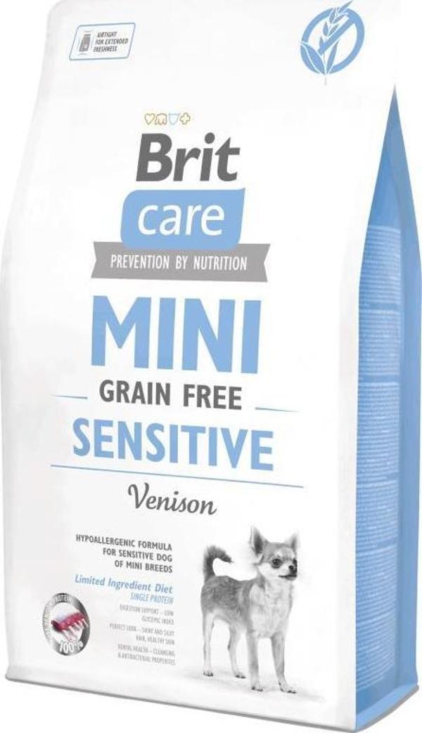 Brit Care Mini Sensitive Hassas Geyikli Tahılsız Köpek Maması 2 kg - Image 1