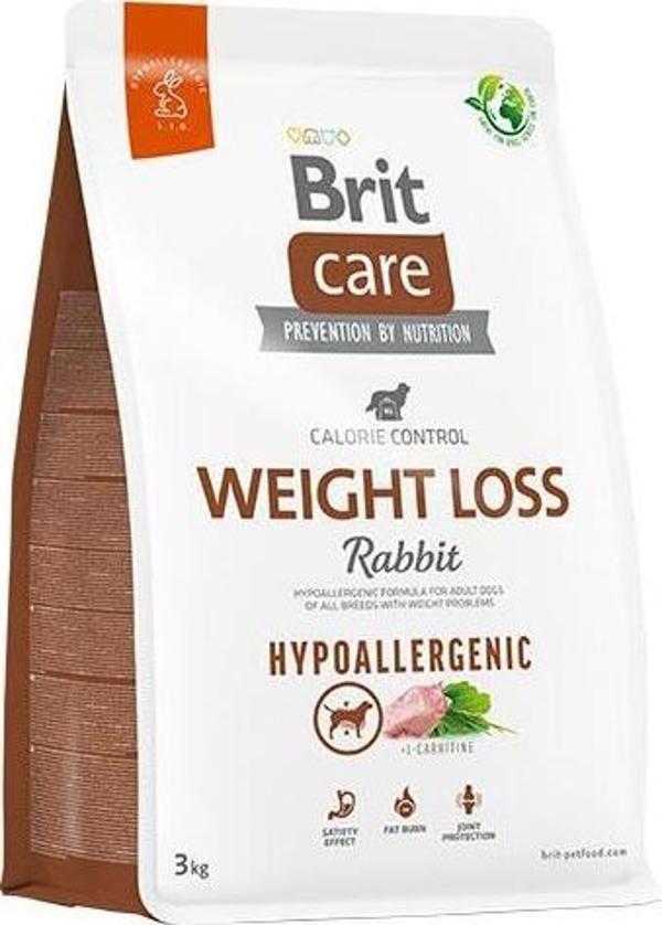 Brit Care Hypoallergenic Weight Loss Rabbit Tavşanlı Kilo Dengeleyici Yetişkin Köpek Maması 3 Kg - Image 1