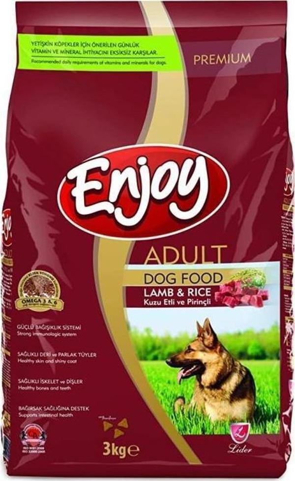 Enjoy Kuzu Etli Yetişkin Köpek Maması 3 Kg - Image 1