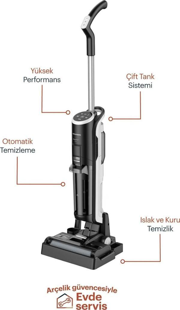 Grundig Islak & Kuru Dik Şarjlı Süpürge - Image 1