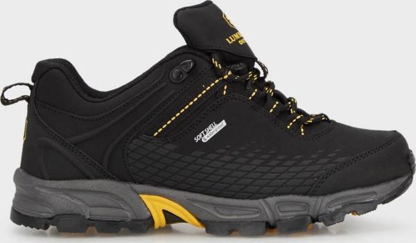 Lumberjack Logolu Su Geçirmez SoftShell Outdoor Bayan Ayakkabı FLAKE G 3PR SİYAH-SARI - Image 1