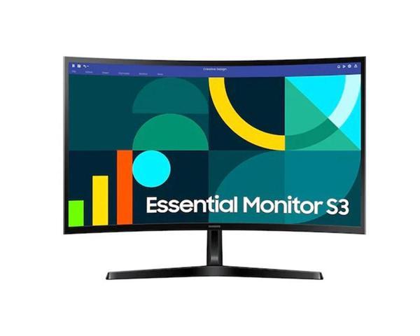 Samsung Essential 27" 4Ms 100Hz (HDMI+D-SUB) FULL HD CURVED MONİTÖR LS27D366GAUXUF - Image 1