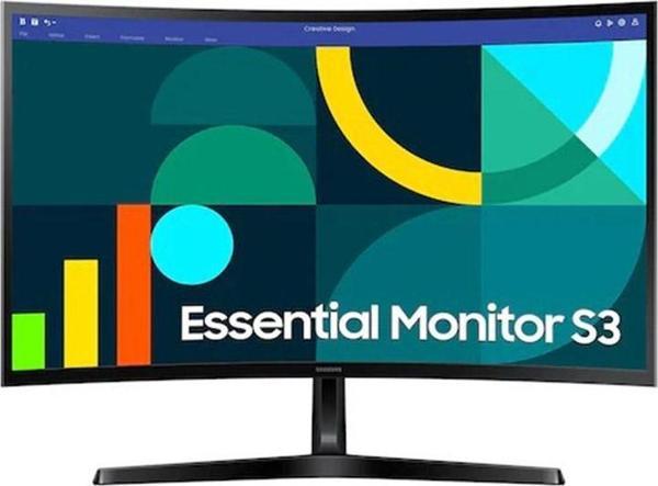 Samsung Essential 27" 4Ms 100Hz (HDMI+D-SUB) FULL HD CURVED MONİTÖR LS27D366GAUXUF - Image 1