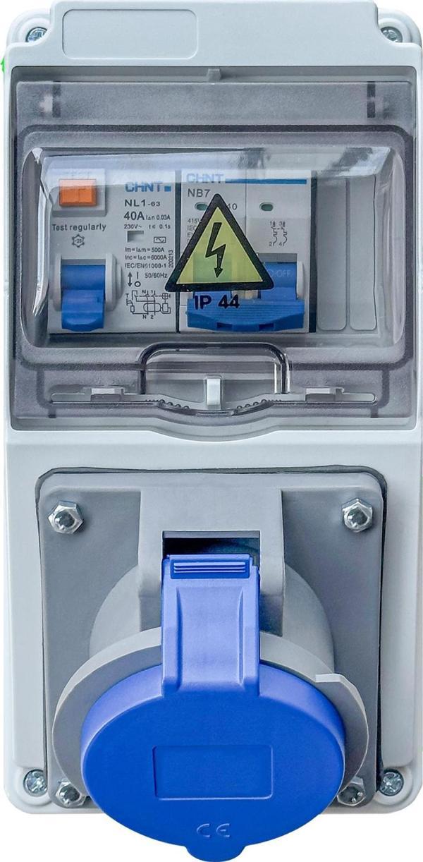 SGSTEC 7,4kW Elektrikli Araç Şarj Cihazı Prizli Besleme Kutusu  - Image 1