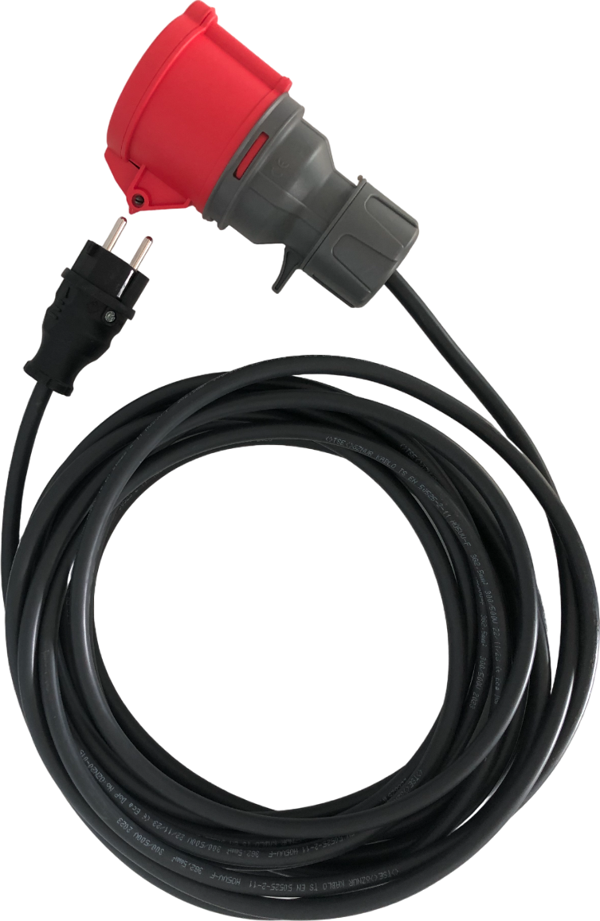 SGSTEC® 10Metre Elektrikli Araç Şarj Cihazı Trifaze - Monofaze Dönüştürücü Kablo - Image 1