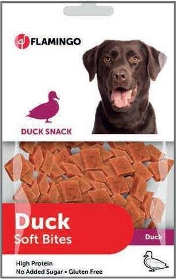 Flamingo Duck Soft Bites Ördek Etli Glutensiz Köpek Ödülü 85 Gr - Image 1