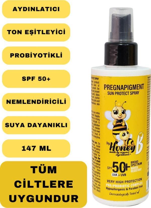 My Honey B Pregnapigment Leke Karşıtı Ve Cilt Tonu Eşitleyici Güneş Koruyucu Krem Spf 50 147 Ml - Image 1