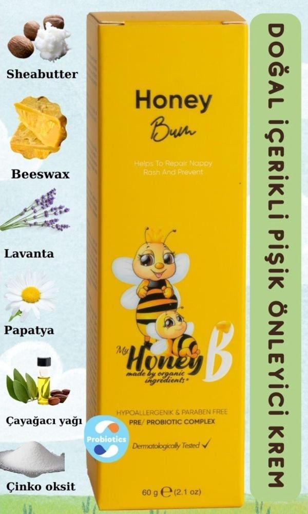 My Honey B Honey Bum Doğal Pişik Kremi 60 G - Image 1