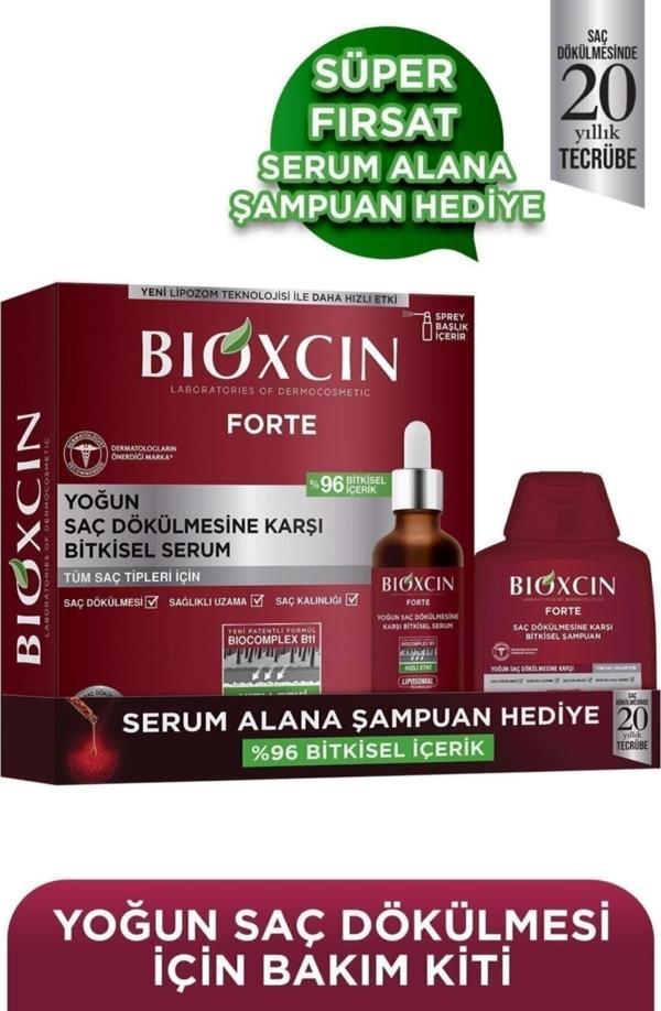 Bioxcin Forte Serum 3X X 50 Ml + Forte Şampuan 300 Ml Set - Image 1