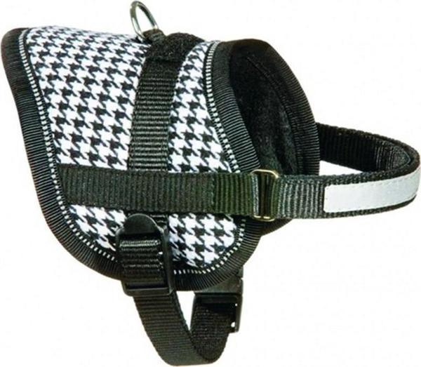 Flamingo KÜÇÜK KÖPEK Göğüs Tasması Pepita GÖVDESİ 26-35cm ARASI OLAN KÖPEKLERE - Image 1