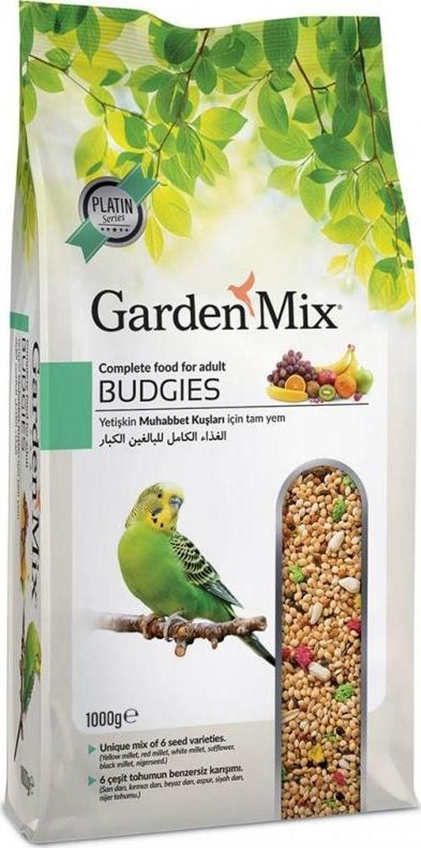 Garden Mix Platin Meyveli Muhabbet Kuşu Yemi 1000 gr - Image 1