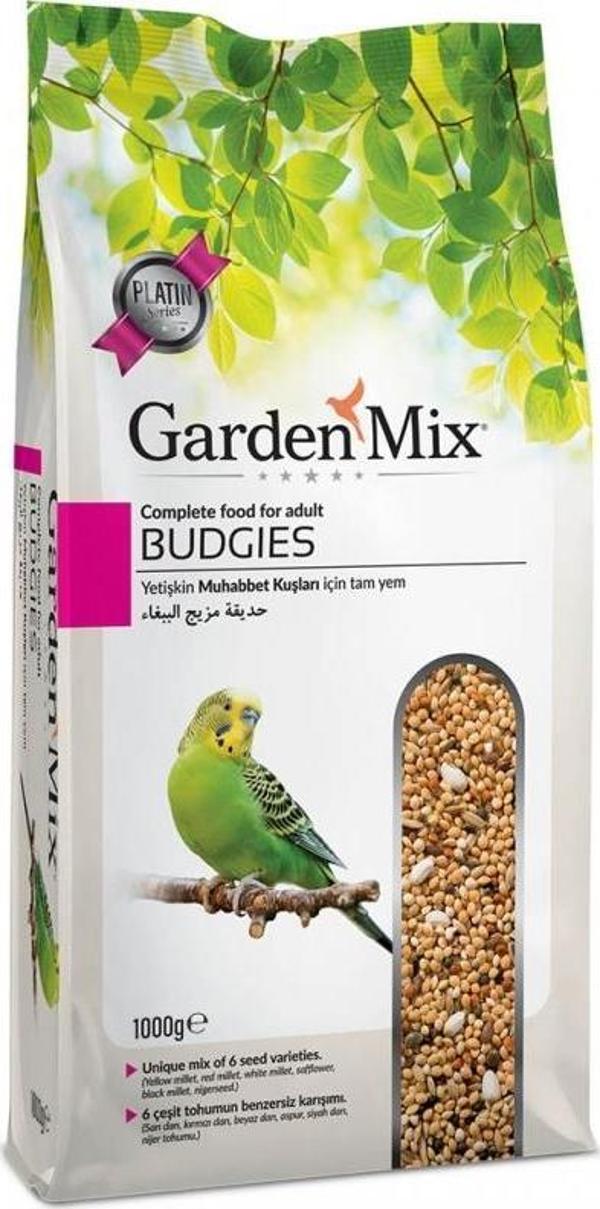 Garden Mix Platin Muhabbet Kuşu Yemi 1000 gr - Image 1