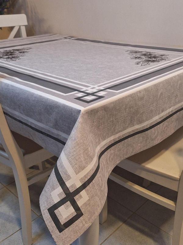 Başak Ev Tekstili Dora Pano Elyaf Tabanlı Pvc Muşamba - Desenli Silinebilir 120 X 140 Hazır Masa Örtüsü - Image 1