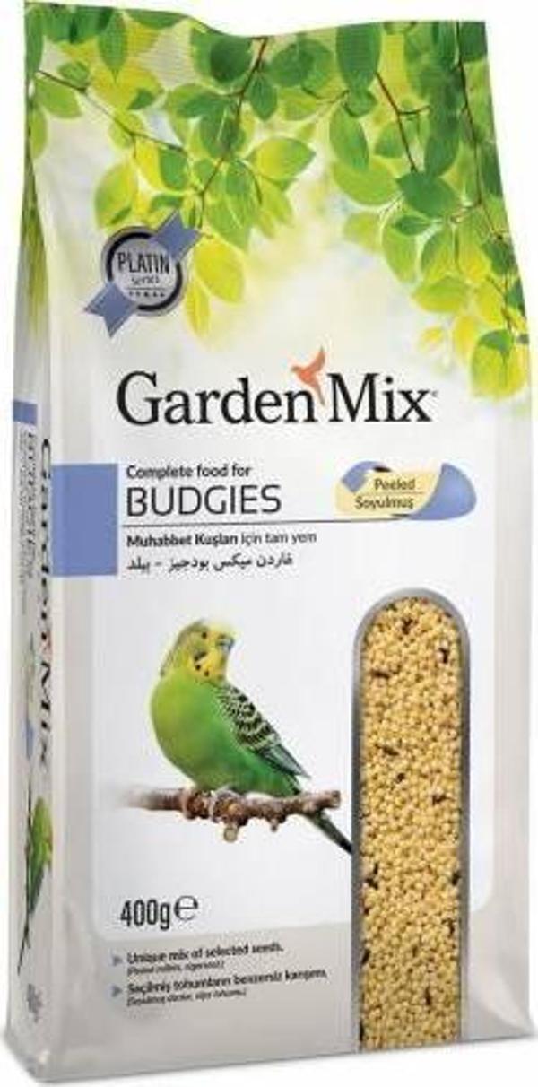 Garden Mix Platin Soyulmuş Muhabbet Kuşu Yemi 400 gr - Image 1