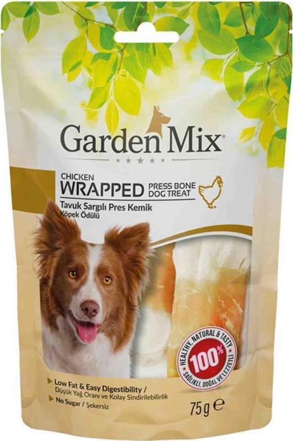 Garden Mix Sargılı Pres Kemik Köpek Ödülü 75 Gr - Image 1
