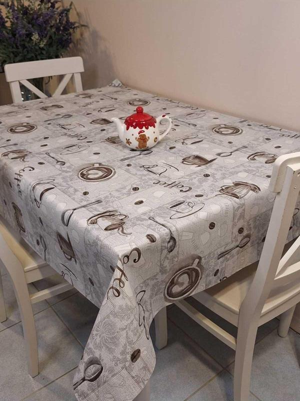 Başak Ev Tekstili Elyaflı Pvc Muşamba - Desenli Silinebilir Masa Örtüsü - Image 1