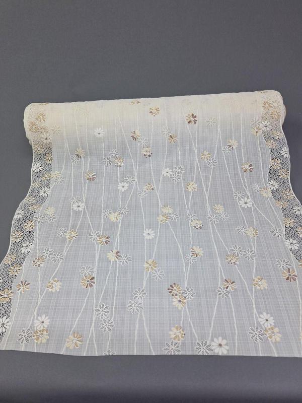 Başak Ev Tekstili Pvc Küpür Dantel Raf Ve Dolap Örtüsü Runner  (Kahverenği) - Image 1