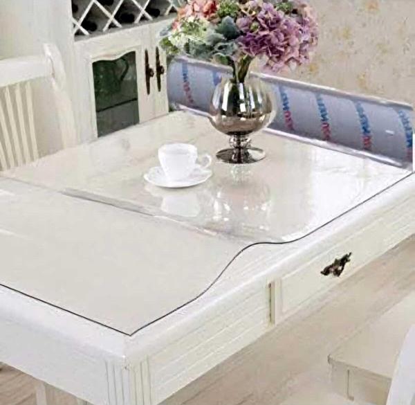Başak Ev Tekstili 1.2 Mm Kalınlık 90 Cm En Şeffaf  Kalın Pvs Masa Koruyucu Mika Masa Örtüsü - Image 1