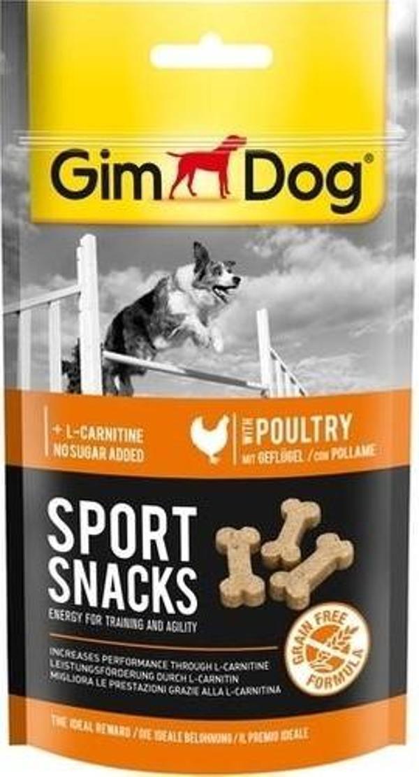 Gimdog Sportsnacks Tavuklu ve L-Carnitinli Ödül Tableti 60 gr - Image 1