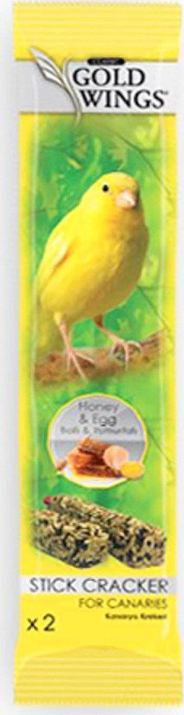 Gold Wings Classic Ballı Yumurtalı Kanarya Krakeri 2'li - Image 1