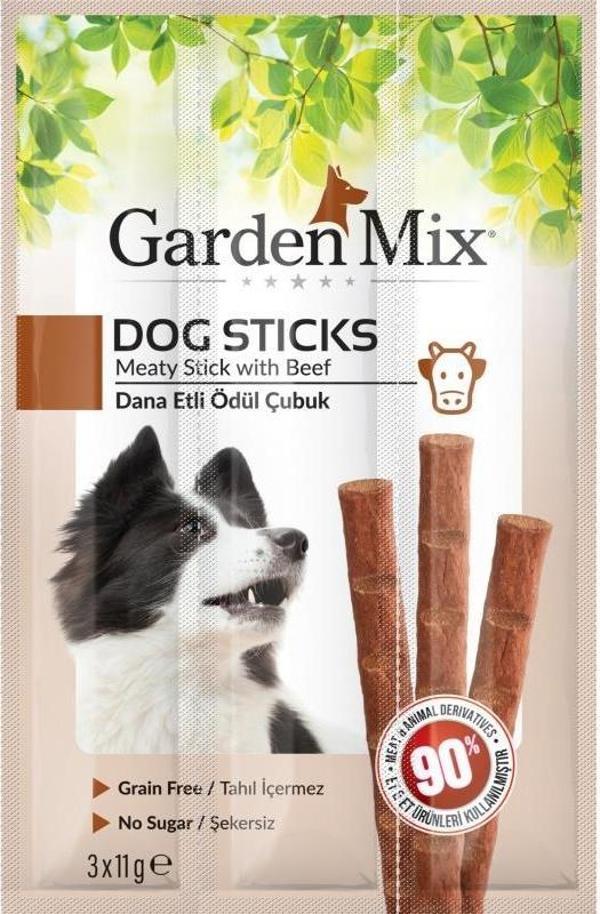 Garden Mix Dana Etli Köpek Stick Ödül 3*11gr - Image 1