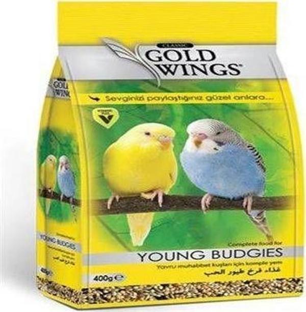 Gold Wings Classic Yavru Muhabbet Kuşu Yemi 400 gr - Image 1