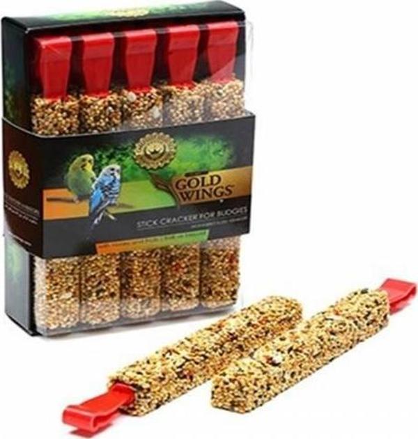 Gold Wings Premium Muhabbet Kuşu Ballı Meyveli Kraker 10'lu - Image 1