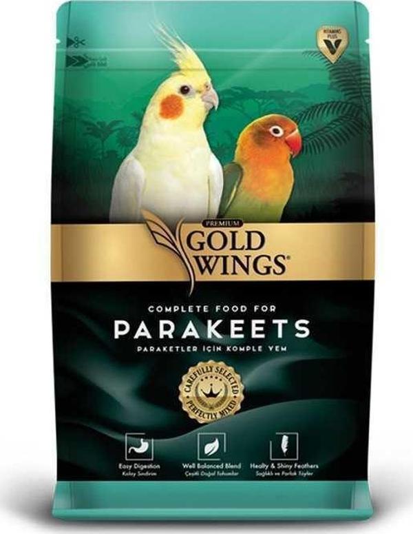 Gold Wings Premium Paraket Tropikal Kuş Yemi 1 Kg - Image 1